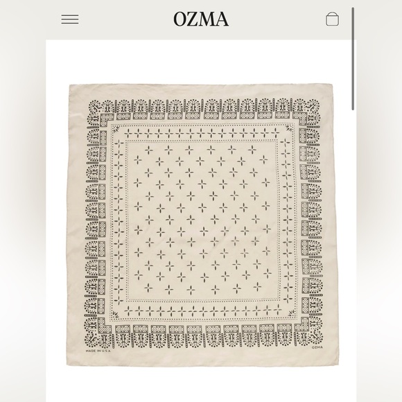 Ozma Silk Bandana - Picture 1 of 5